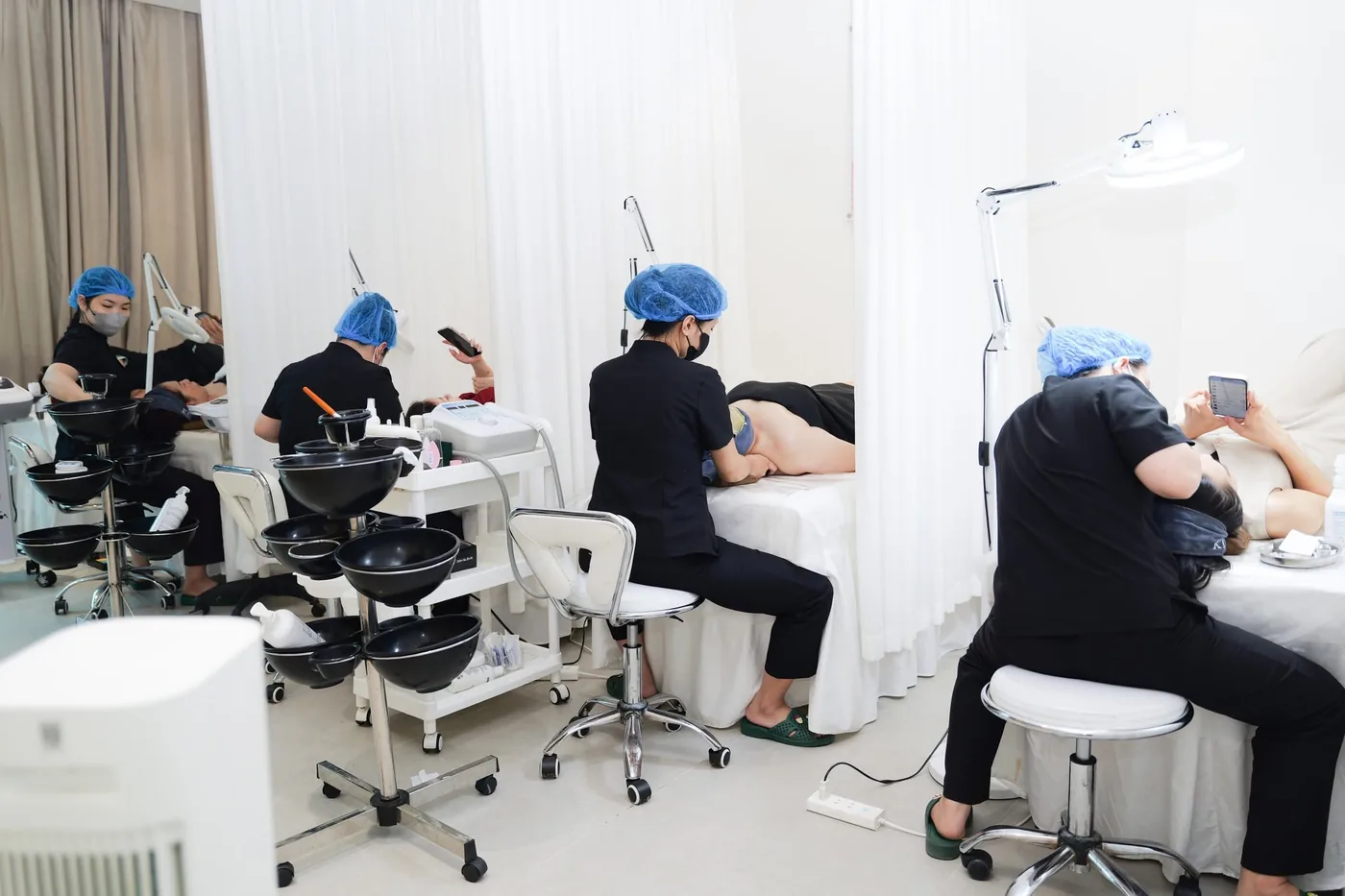 Phòng thực hiện liệu trình tại Kim DMP Hải Phòng