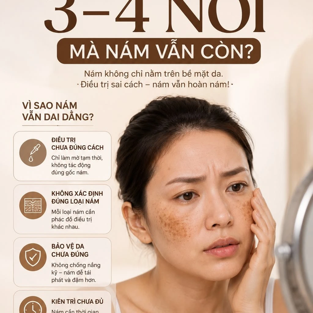 Vì sao nám quay lại sau khi làm